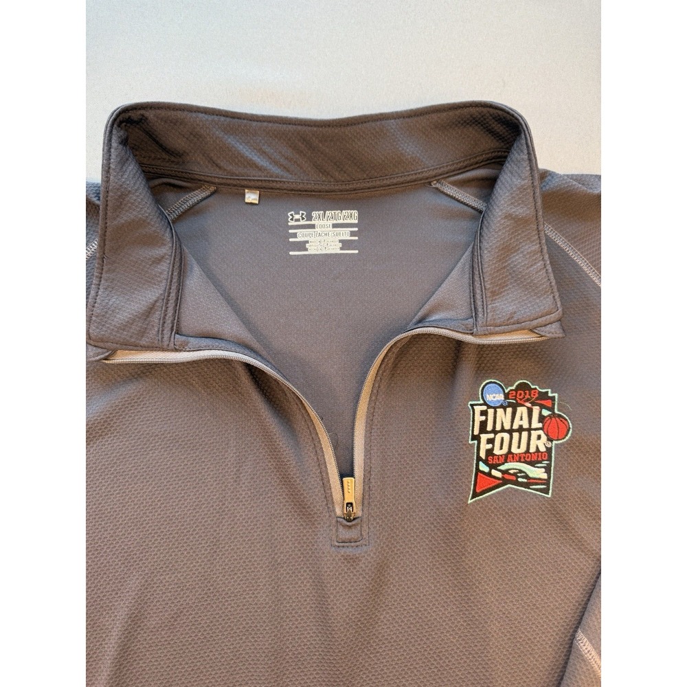 2018 NCAA Mens Final Four San Antonio Black‎ Quarter Zip 2XL Under Armour